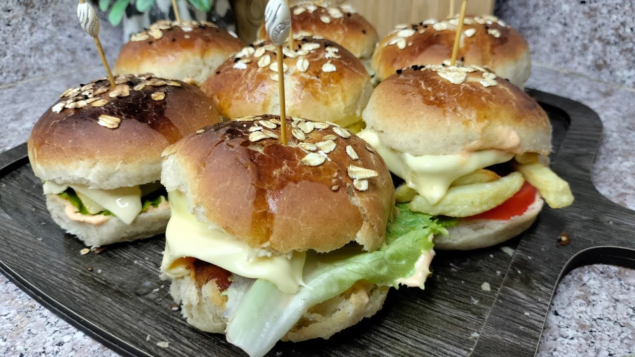 خبز الهمبرغر🇩🇿اخف من القطن واحسن ملي يتباع في المحلات burger