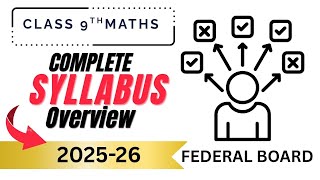 Class 9th Federal Board | Complete Syllabus, Paper Pattern & Marks Breakdown (Soft & Hard Areas ) screenshot 3