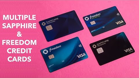 CAN YOU HAVE MULTIPLE CHASE FREEDOM & SAPPHIRE CREDIT CARDS? #shorts