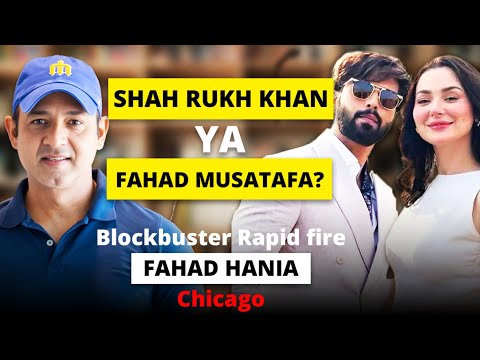 Fahad Mustafa, Hania Aamir WOW Rapid Fire in Chicago | Faridoon Shahryar | Kabhi Main Kabhi Tum