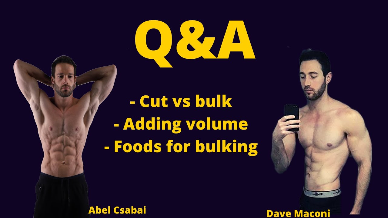 Q&A ft. Dave Maconi cut or bulk, adding sets, autoregulatory training