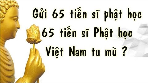 mời tiến sĩ phật học trả lời-tiến sĩ phật học việt nam tu mù?