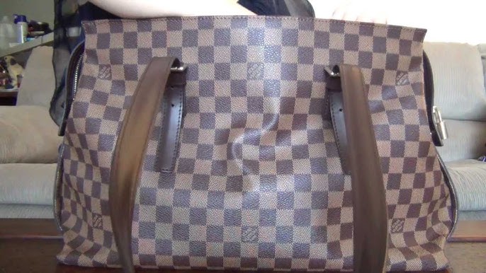 LOUIS VUITTON LUCO MONOGRAM CANVAS TOTE BAG BROWN-CC573-sold 