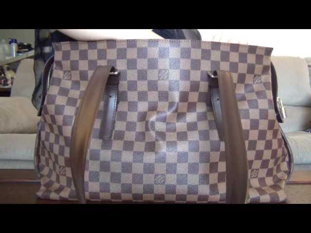 Louis Vuitton Damier Ebene Canvas Chelsea Tote Bag Louis Vuitton