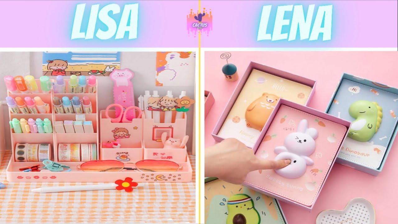 LISA OR LENA#8🛍 school supplies 📚Back to school🖌