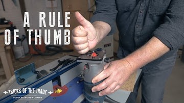 Routing Thumb Trick | Tricks of the Trade