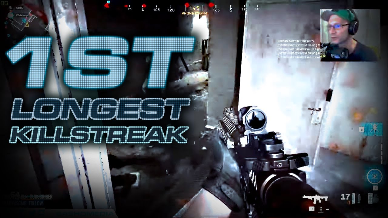 1st Longest Killstreak - Call Of Duty Modern Warfare