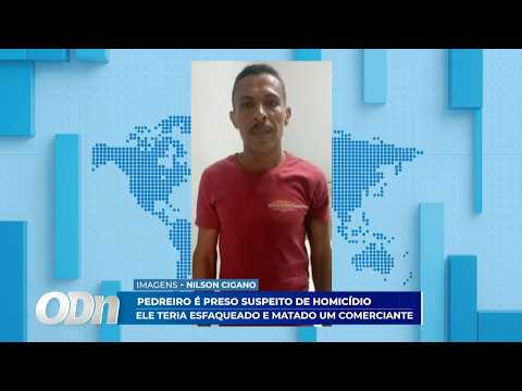Pedreiro é preso suspeito de homicídio: Ele teria esfaqueado e matado um comerciante 20 03 2026