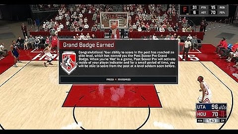 HOW TO GET ALL POST SCORER BADGES IN NBA 2K17 **EASIEST WAY** 2017