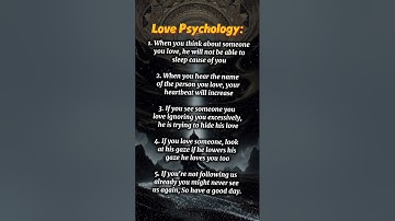 Love Psychology Facts That Will Blow Your Mind ❤️ | Hidden Signs of Love