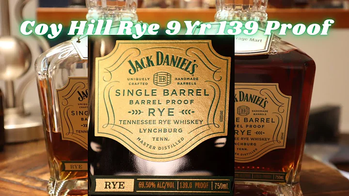 Jack Daniels Barrel Proof Rye Increasing Age in 2024. Almost 9yrs & Almost Hazmat! Coy Hill Rye?