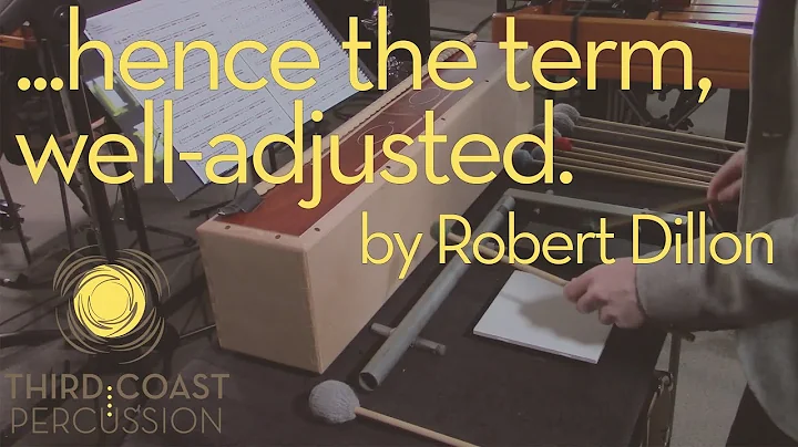 "...hence the term, well-adjusted." by Robert Dillon