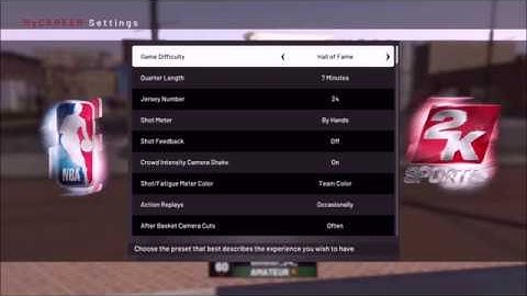 NBA 2K19: How to Edit Difficulty & Quarter Length in My Career