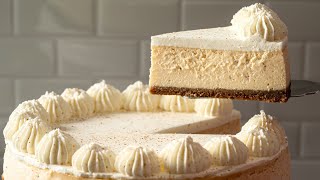 Creamy Baked Eggnog Cheesecake (Perfect for Christmas)