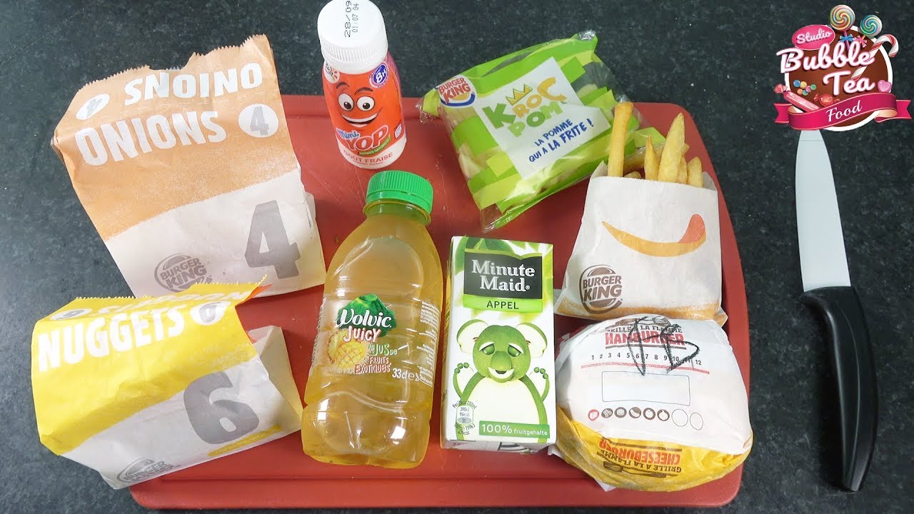 [ MENUS KIDS ] Mon pire Burger King ! Déception totale ! :( - Studio Bubble Tea Food
