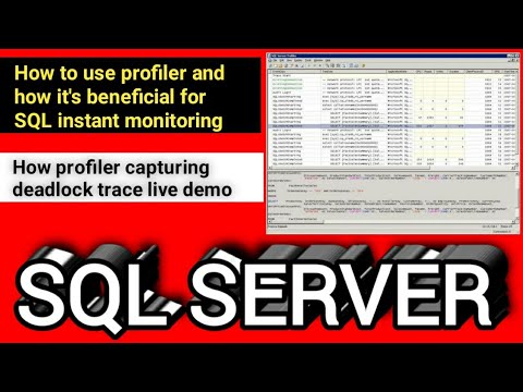 Video: Cum activez urmărirea SQL Profiler?