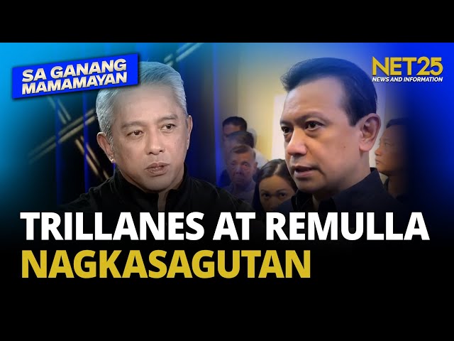 Trillanes at Sec. Remulla, nagkasagutan sa Senado