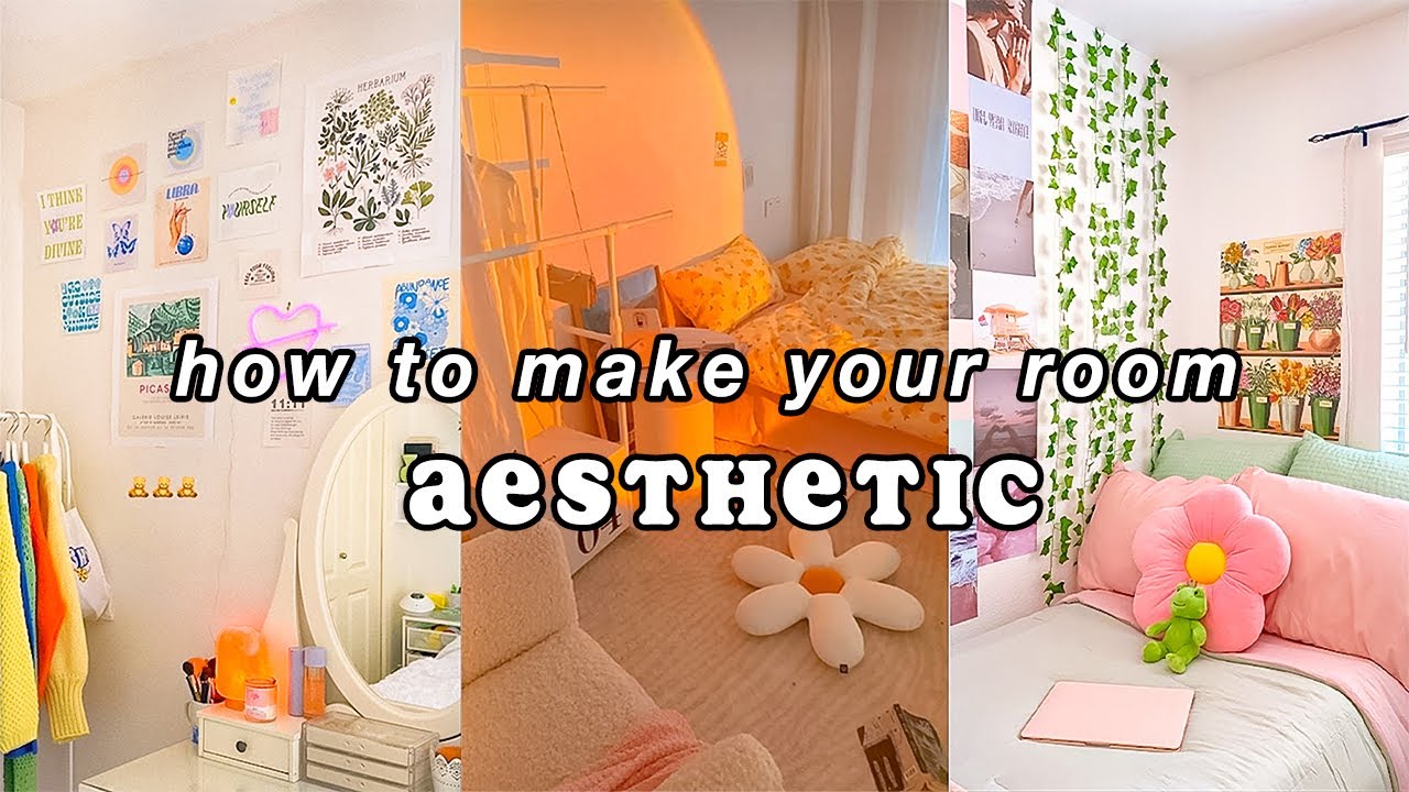 how to make your room aesthetic on a budget *amazon home decor* - YouTube