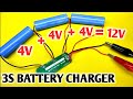 How to make lithium battery charger using bms 3s 12v module