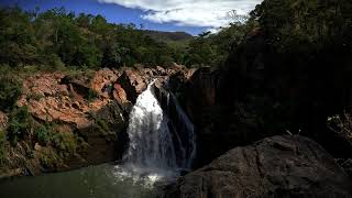 Waterfall Sounds with Calming Music, Stress Relief, Relax, Meditate or Sleep