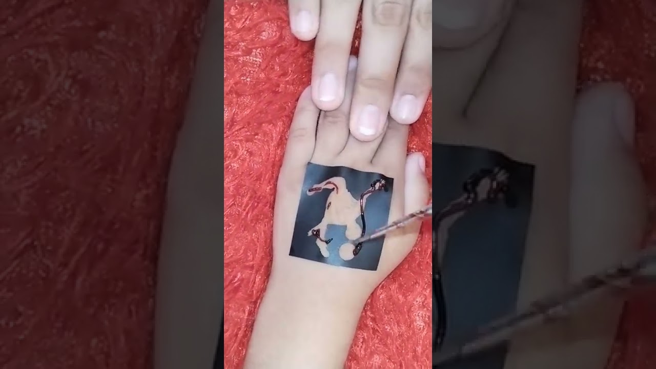 beautiful tattoo sticker design #shorts