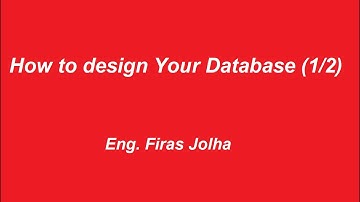 How to design your Database using Oracle SQL Developer Data Modeler (1/2)