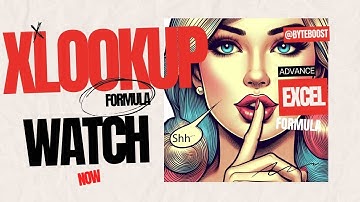 ADVANCE EXCEL FORMULA | XLOOKUP #excel #exceltips #excelbasics #shortvideo @ByteBoostInstitute