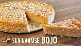 🇸🇷 Surinaamse Bojo maken kokos cassave cake recept|Surinamese coconut cassave cake recipe|