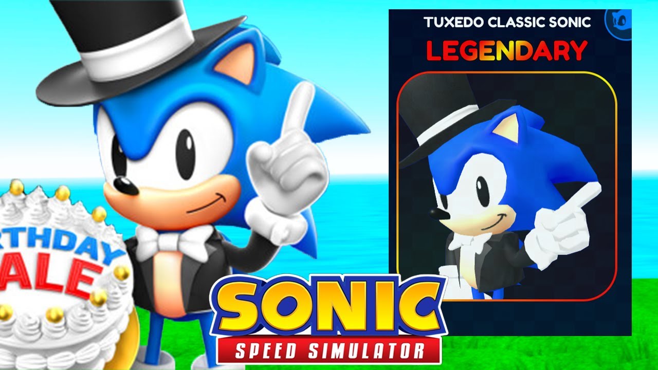 Tuxedo Classic Sonic Now Available for Sonic Speed Simulator – Sonic City