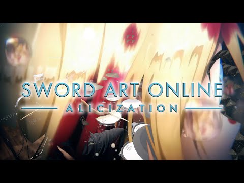 Sword Art Online Alicization 戶松遙 Resolution フルを叩いてみた SAO War Of Underworld OP Full Drum Cover