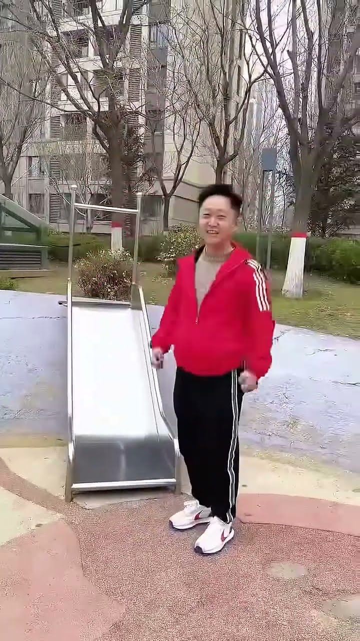爸爸带娃就是不一样，锻炼模式开启！#Cute baby#Cute#呆萌小米宝#聪明宝宝#萌娃