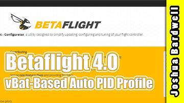 Betaflight 4.0 Auto PID Profile by Battery Voltage auto_profile_cell_count