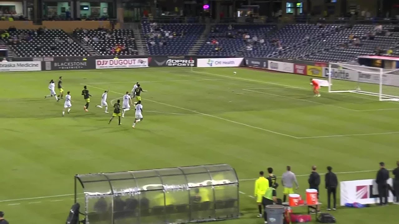 Steevan dos Santos with a Goal vs. Charlotte Independence