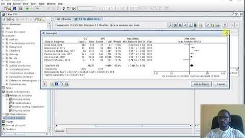 How to use Review Manager meta-analysis and systematic review