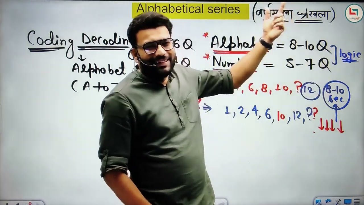 Alphabetical Series Class 1 || Reasoning || Piyush Sir #ssc #reasoning #piyushsirreasoning 
