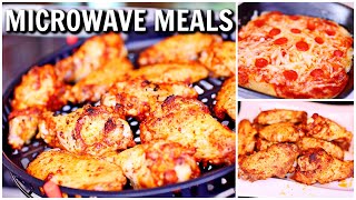 Easy Chicken Wings and Pizza made in the Microwave - Microwave Recipes