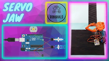 Servo jaw with inbuilt cooling system (Project-1 Arduino Projects In Tinkercad) #Robotics