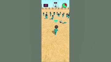 squid game 3D play with solo player k sniper challenge #squidgame #jondada #trending #shorts