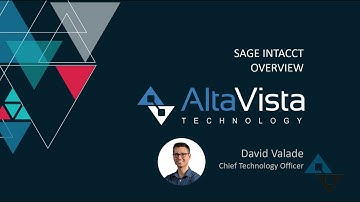 Sage Intacct: 2025 General Product Demo with David Valade