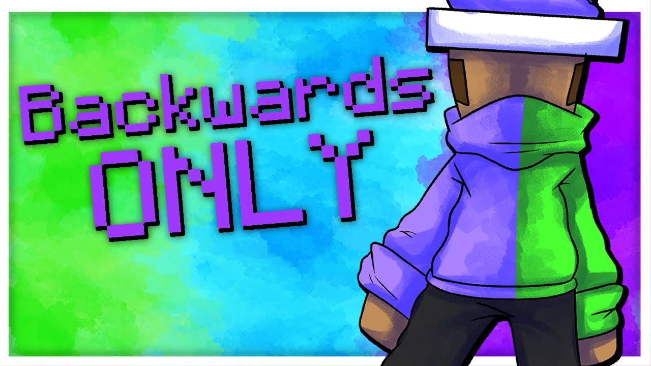 Minecraft but it's BACKWARDS (The Bridge & Bedwars)