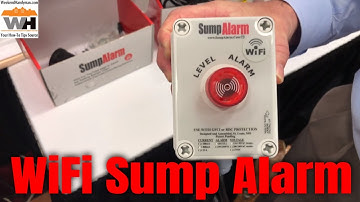 Wireless WiFi Sump Pump Water Alarm For Septic and Basement Sump Pit