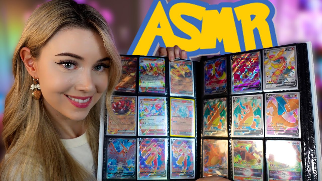 Sorting My Rare Pokemon Cards | Whispered ASMR For Sleep