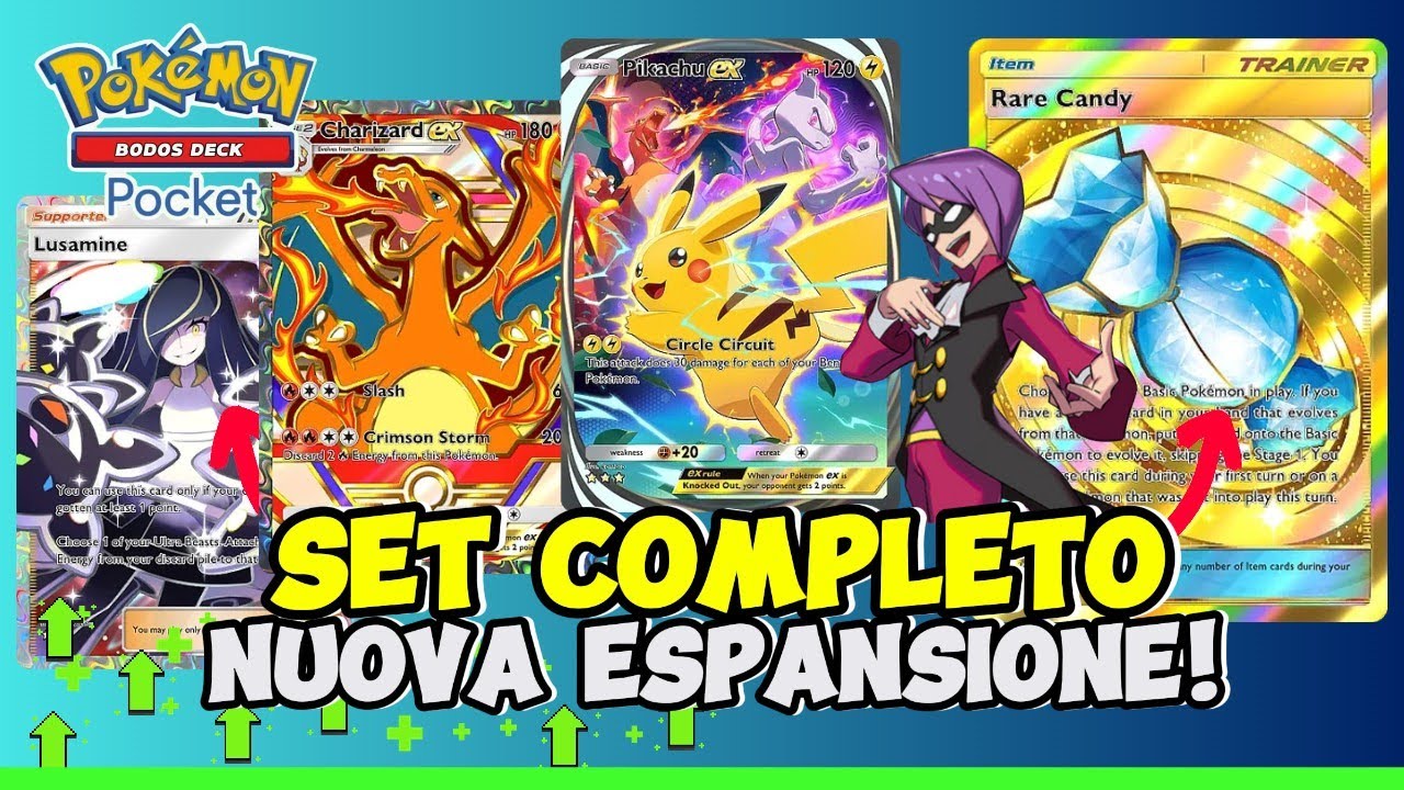 TUTTE LE CARTE DELLA NUOVA ESPANSIONE su Pokemon TCG Pocket! - YouTube