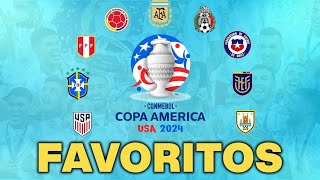 ¿CUÁLES SON LOS MÁXIMOS FAVORITOS PARA LA COPA AMÉRICA? ORDENO DEL 1 AL 5.