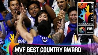 mvf best country award philippines 2014 fiba basketball world cup