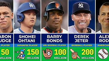 Richest Best Baseball Players of All Time | Richest MLB Players of All Time