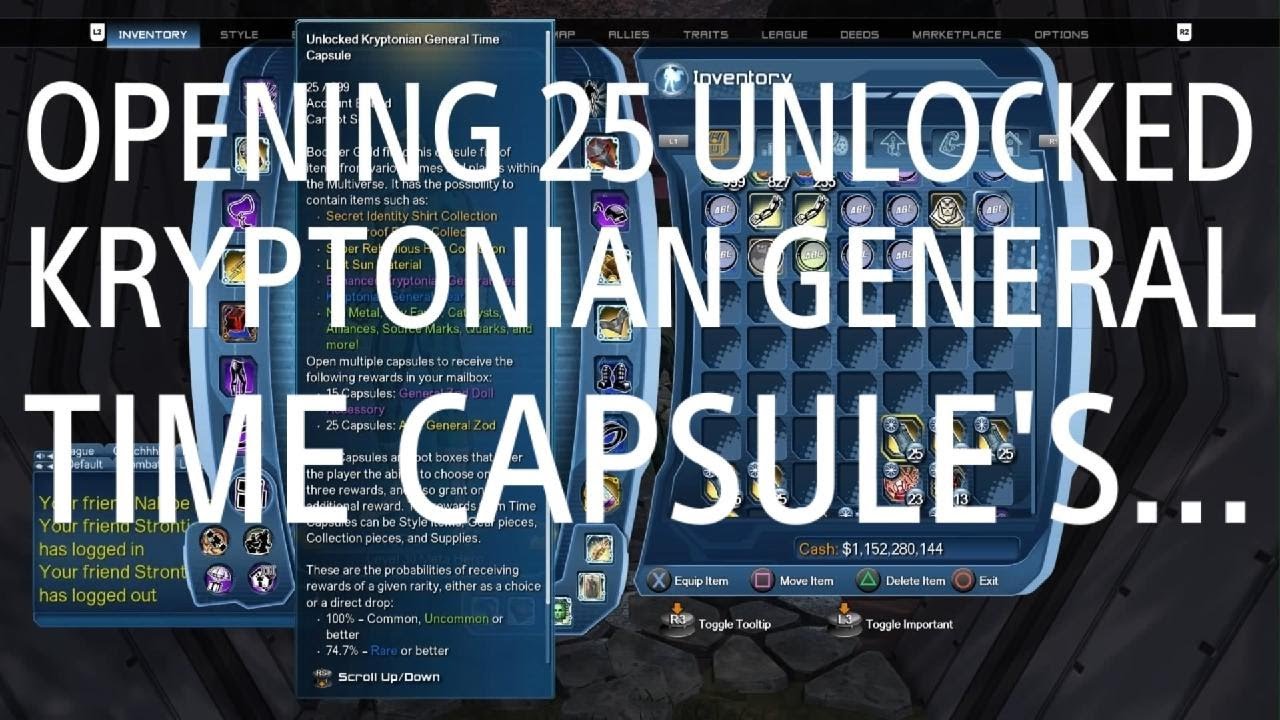 Opening 25 unlocked Kryptonian General Time Capsule's - YouTube
