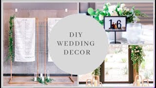 How I Made DIY WEDDING DECOR