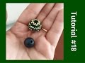 TUTORIAL PERLINE [18] - Chicca Bead, sfera rivestita con perline. (Beaded Bead tutorial)