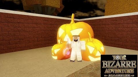 Using 1 Lucky Arrow in YBA!! (Halloween Skin?)